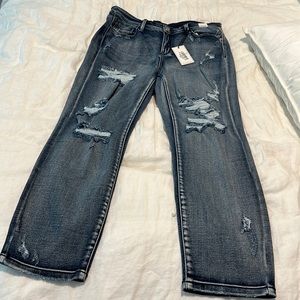 Brand new with tags Judy Blue boyfriend jeans. Size 13.